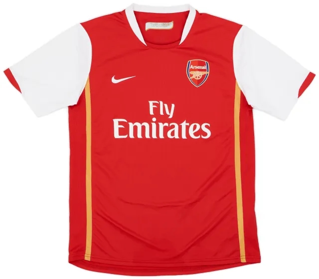 Nike 2006-08 Arsenal Home Shirt - 6/10 - (L.Boys)