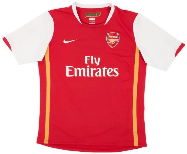 Nike 2006-08 Arsenal Home Shirt - 9/10 - (XL.Boys)