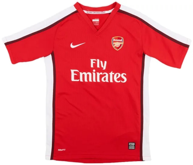 Nike 2008-10 Arsenal Home Shirt - 8/10 - (L.Boys)