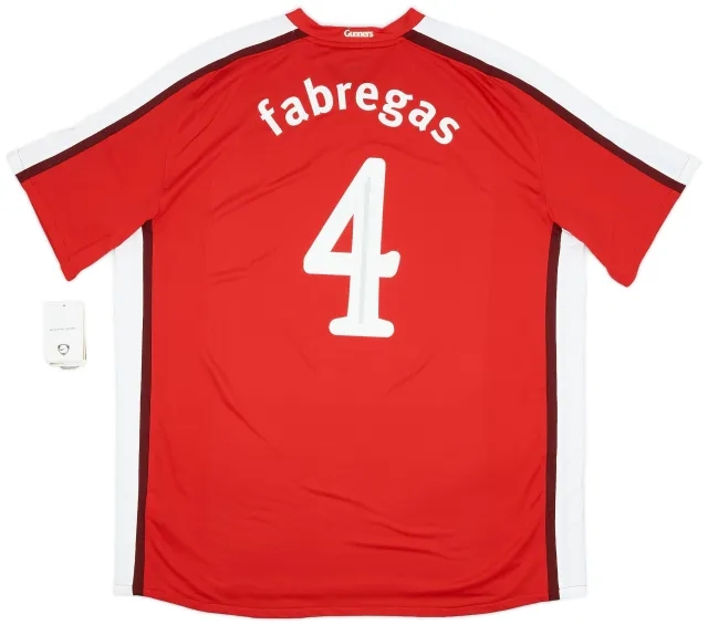 Nike 2008-10 Arsenal Home Shirt Fabregas #4 (XXL)