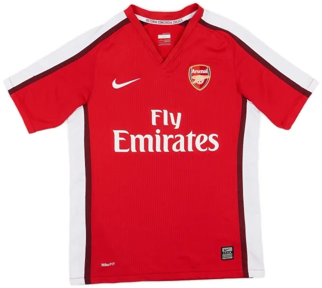 Nike 2008-10 Arsenal Home Shirt - 9/10 - (M.Boys)
