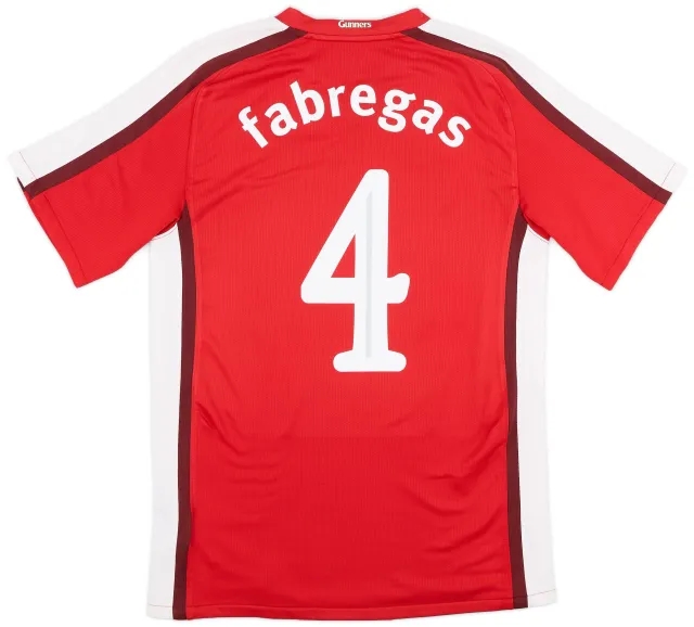 Nike 2008-10 Arsenal Home Shirt Fabregas #4 - 7/10 - (S)