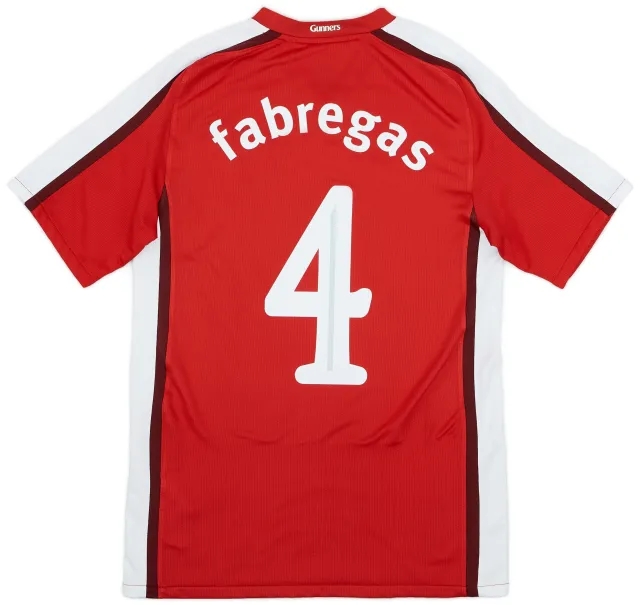 Nike 2008-10 Arsenal Home Shirt Fabregas #4 - 6/10 - (S)