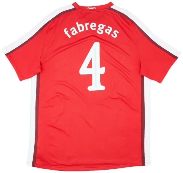 Nike 2008-10 Arsenal Home Shirt Fabregas #4 - 8/10 - (XXL)