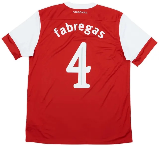 Nike 2010-11 Arsenal Home Shirt Fabregas #4 - 8/10 - (L)