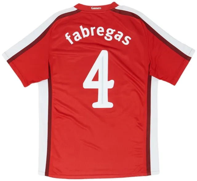 Nike 2008-10 Arsenal Home Shirt Fabregas #4 - 6/10 - (M)