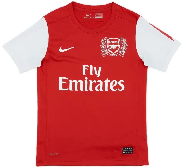 Nike 2011-12 Arsenal Home Shirt - 6/10 - (M.Boys)