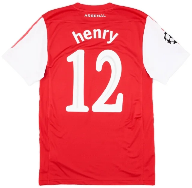 Nike 2011-12 Arsenal Home Shirt Henry #12 - 7/10 - (S)