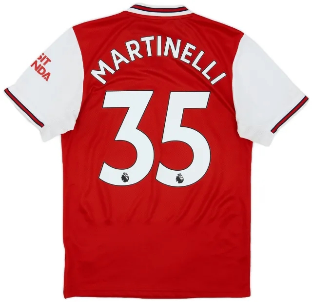 adidas 2019-20 Arsenal Home Shirt Martinelli #35 - 7/10 - (S)