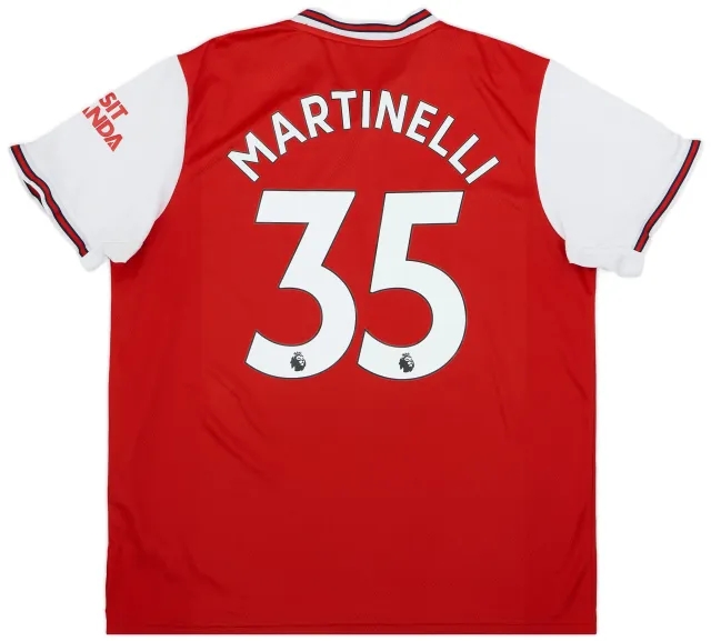adidas 2019-20 Arsenal Home Shirt Martinelli #35 - 7/10 - (XL)
