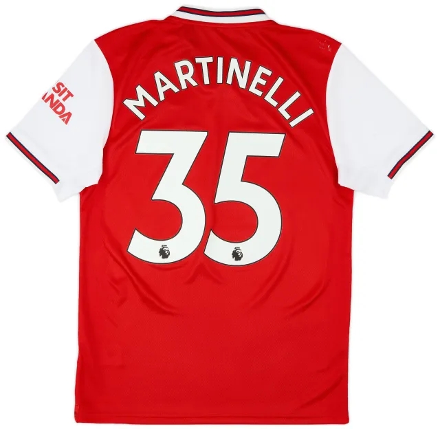 adidas 2019-20 Arsenal Home Shirt Martinelli #35 - 8/10 - (S)