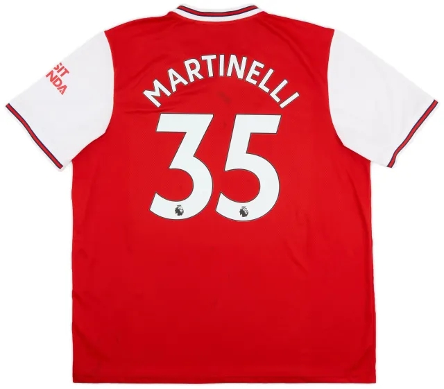 adidas 2019-20 Arsenal Home Shirt Martinelli #35 - 6/10 - (XXL)