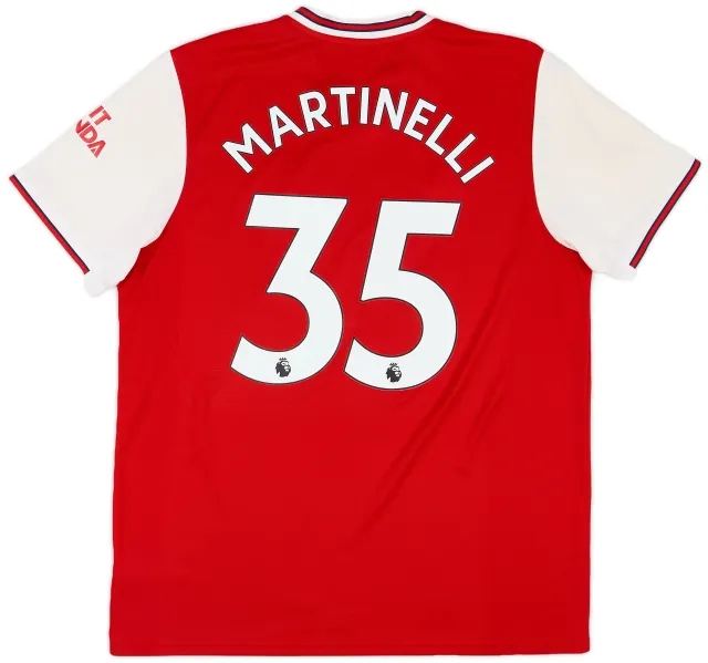 adidas 2019-20 Arsenal Home Shirt Martinelli #35 - 6/10 - (XL)