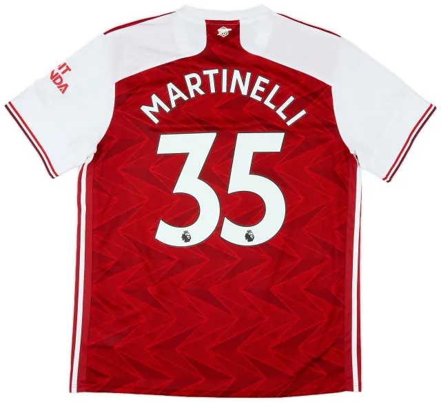 adidas 2020-21 Arsenal Home Shirt Martinelli #35 - 10/10 - (XL)