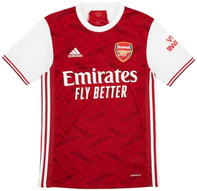 adidas 2020-21 Arsenal Home Shirt - 9/10 - (XS)