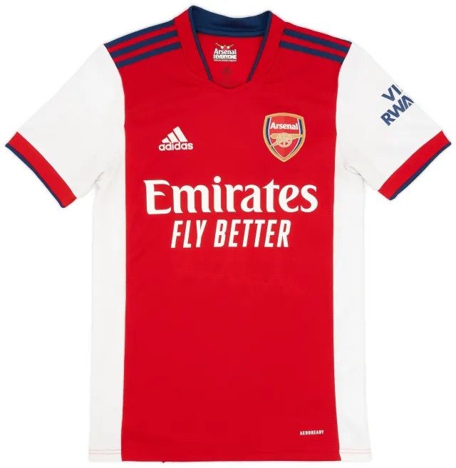 Nike 2021-22 Arsenal Home Shirt - 9/10 - (XS)