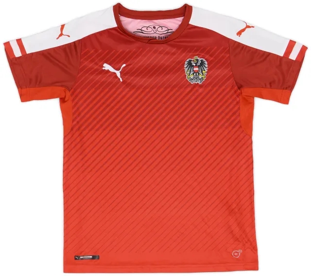 Puma 2016-17 Austria Home Shirt - 8/10 - (XL.Boys)