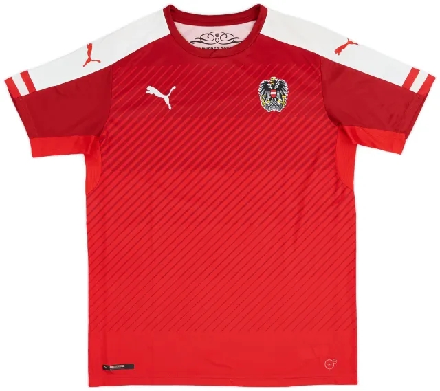 Puma 2016-17 Austria Home Shirt - 7/10 - (XL.Boys)