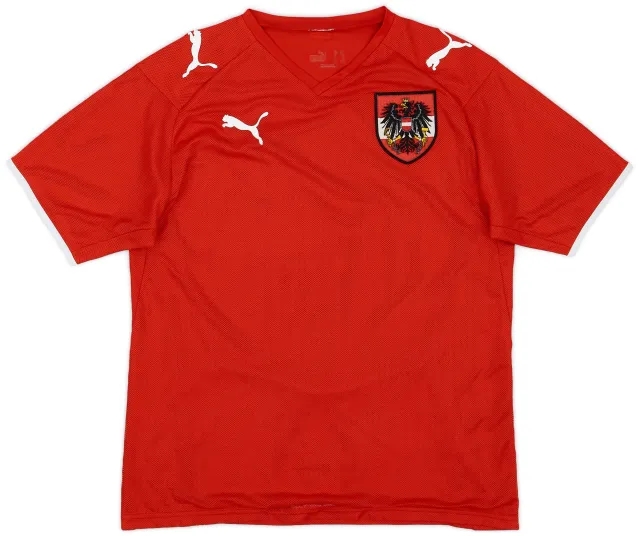 Puma 2008-09 Austria Home Shirt - 9/10 - (XL.Boys)