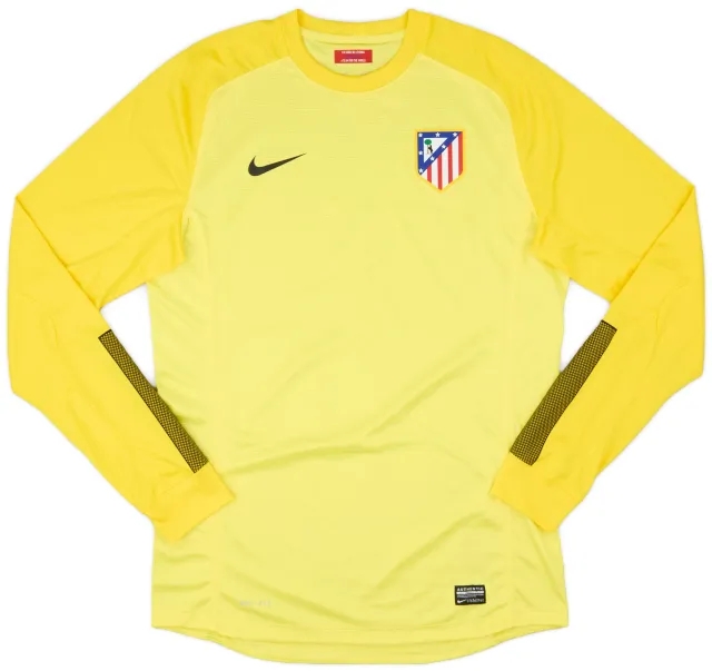 Nike 2013-14 Atletico Madrid Player Issue GK Shirt - 9/10 - (L)