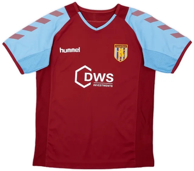 Hummel 2004-05 Aston Villa Home Shirt - 8/10 - (XL.Boys)