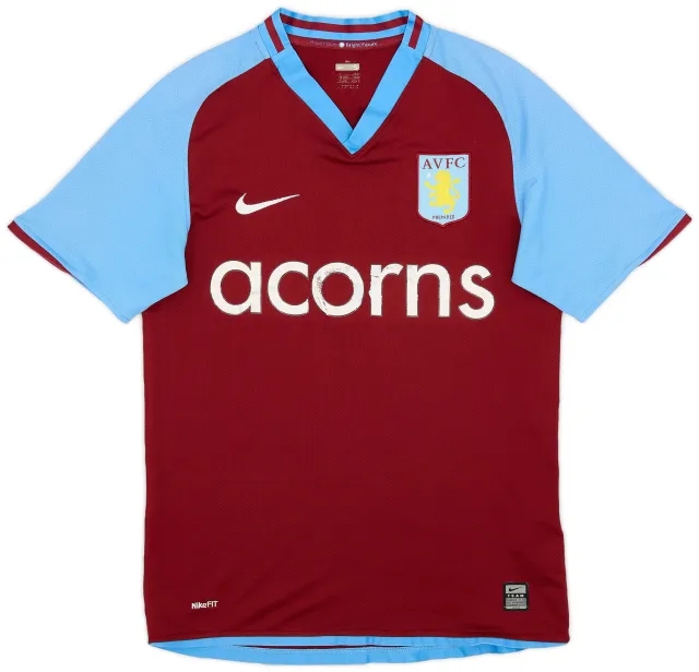 Nike 2008-09 Aston Villa Home Shirt - 5/10 - (S)