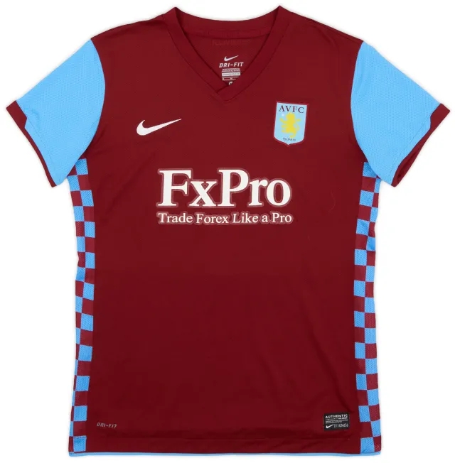Nike 2010-11 Aston Villa Home Shirt - 8/10 - (Women's M)