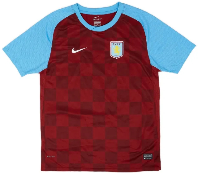 Nike 2011-12 Aston Villa Home Shirt - 9/10 - (XL.Boys)