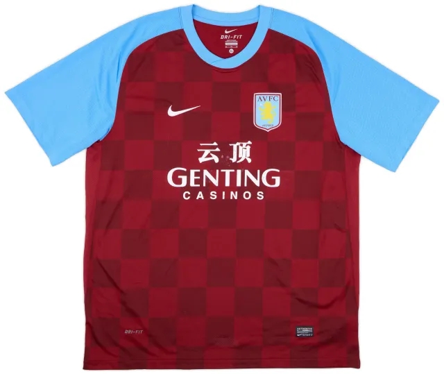 Nike 2011-12 Aston Villa Home Shirt - 5/10 - (XL)