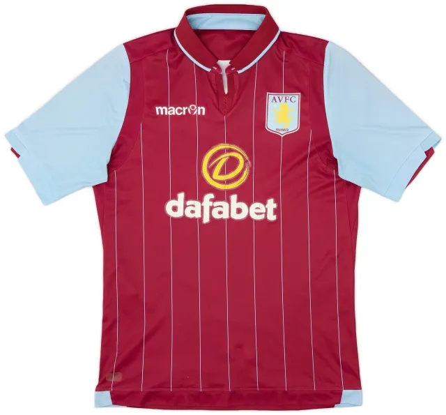 Macron 2014-15 Aston Villa Home Shirt - 5/10 - (L)