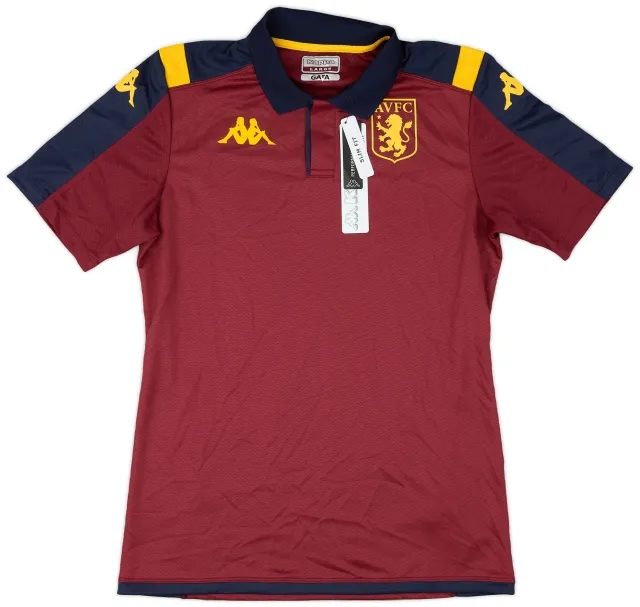 2019-20 Aston Villa Kappa Polo Shirt (L)