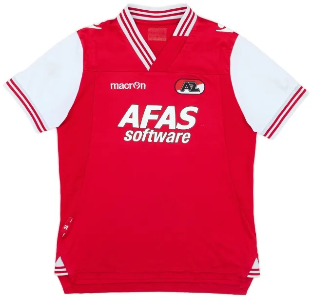 Macron 2013-14 AZ Alkmaar Home Shirt - 6/10 - (L.Boys)