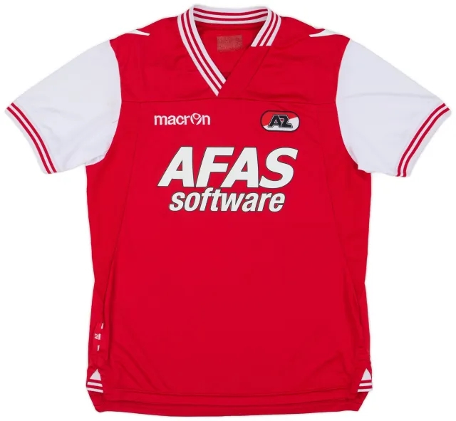 Macron 2013-14 AZ Alkmaar Home Shirt - 5/10 - (XL.Boys)