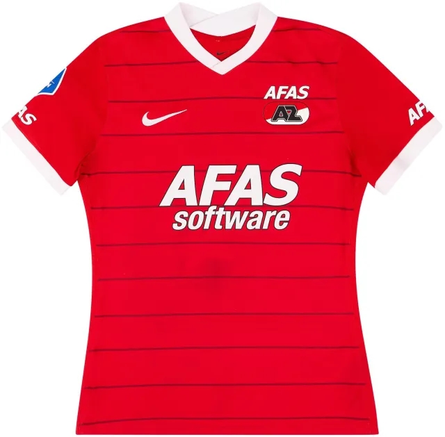 Nike 2021-22 AZ Alkmaar Match Issue Home Shirt Hatzidiakos #3 (v Ajax)