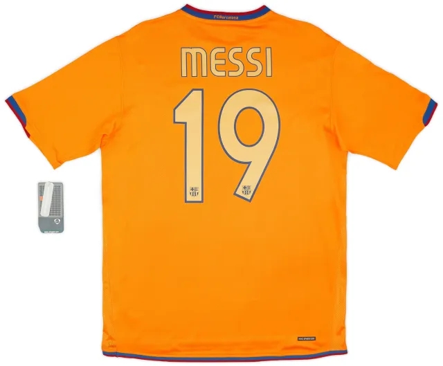 Nike 2006-07 Barcelona Away Shirt Messi #19 (L)