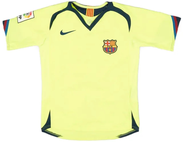 Nike 2005-06 Barcelona Away Shirt - 8/10 - (S.Boys)