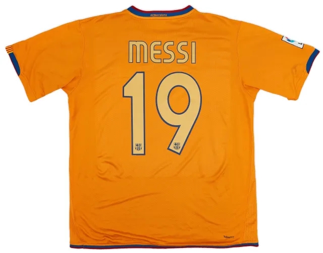 Nike 2006-08 Barcelona Away Shirt Messi #19 - 7/10 - (L)