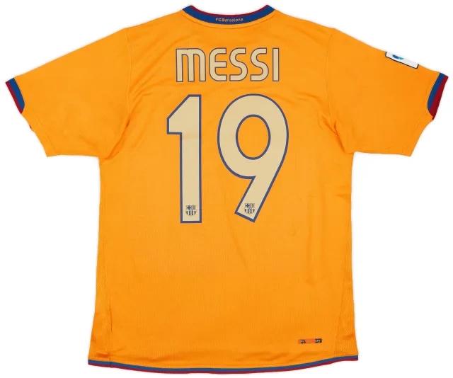 Nike 2006-08 Barcelona Away Shirt Messi #19 - 7/10 - (S)