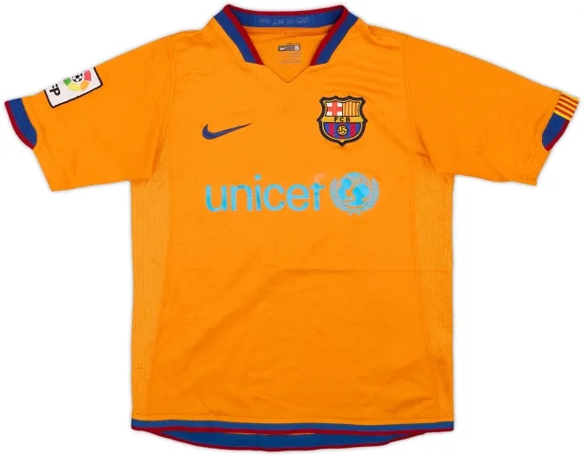 Nike 2006-08 Barcelona Away Shirt Ronaldinho #10 - 7/10 - (S)