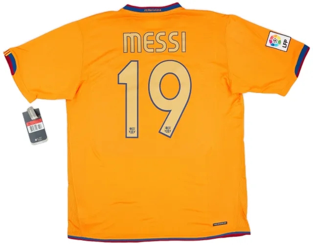 Nike 2006-08 Barcelona Away Shirt Messi #10 (L)