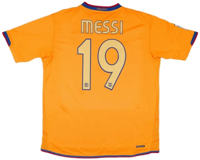 Nike 2006-08 Barcelona Away Shirt Messi #19 - 8/10 - (L)