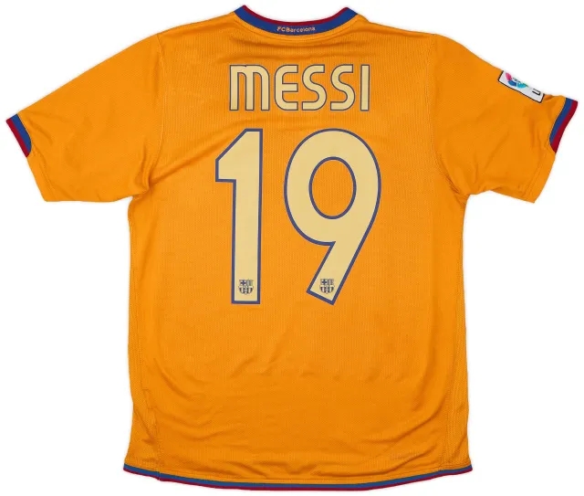 Nike 2006-08 Barcelona Away Shirt Messi #19 - 6/10 - (M)