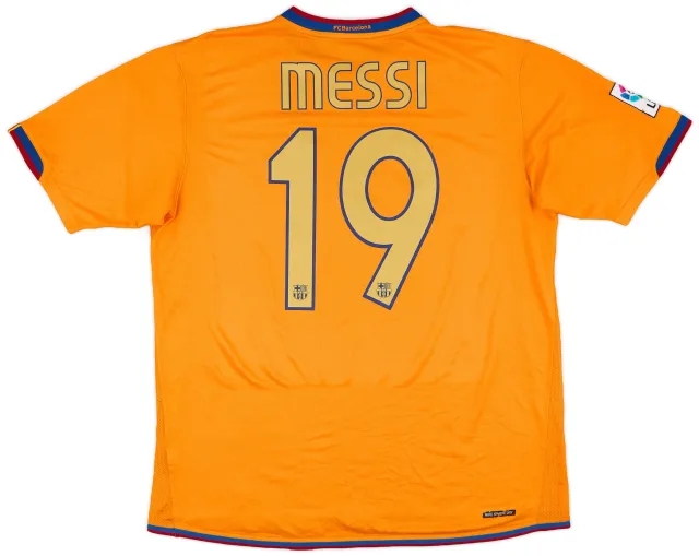 Nike 2006-08 Barcelona Away Shirt Messi #19 - 8/10 - (L)