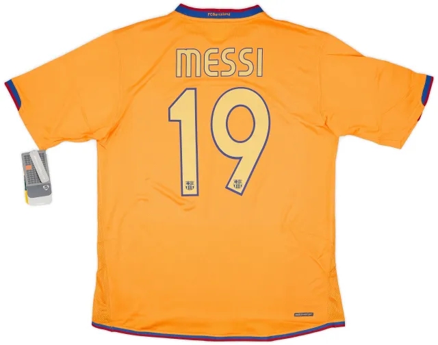 Nike 2006-08 Barcelona Away Shirt Messi #19 (L)