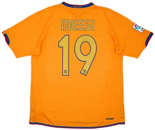 Nike 2006-08 Barcelona Away Shirt Messi #19 - 10/10 - (S)