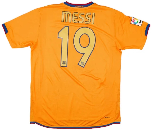 Nike 2006-08 Barcelona Away Shirt Messi #19 - 6/10 - (M)