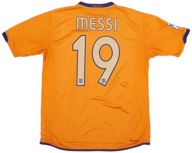 Nike 2006-08 Barcelona Away Shirt Messi #19 - 6/10 - (L)