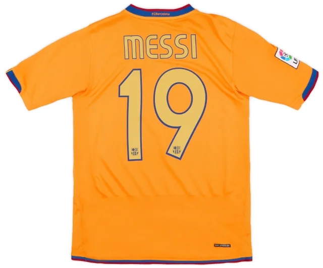 Nike 2006-08 Barcelona Away Shirt Messi #19 - 8/10 - (S)
