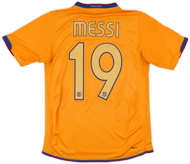 Nike 2006-08 Barcelona Away Shirt Messi #19 - 6/10 - (S)
