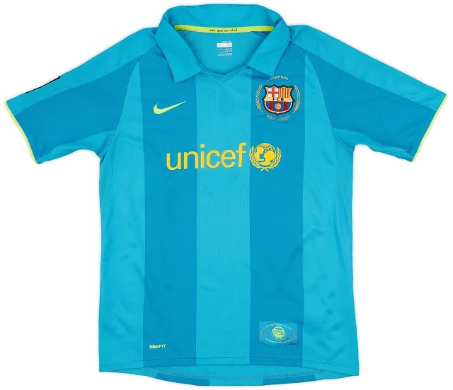 Nike 2007-09 Barcelona Away Shirt Messi #19 - 6/10 - (XL)
